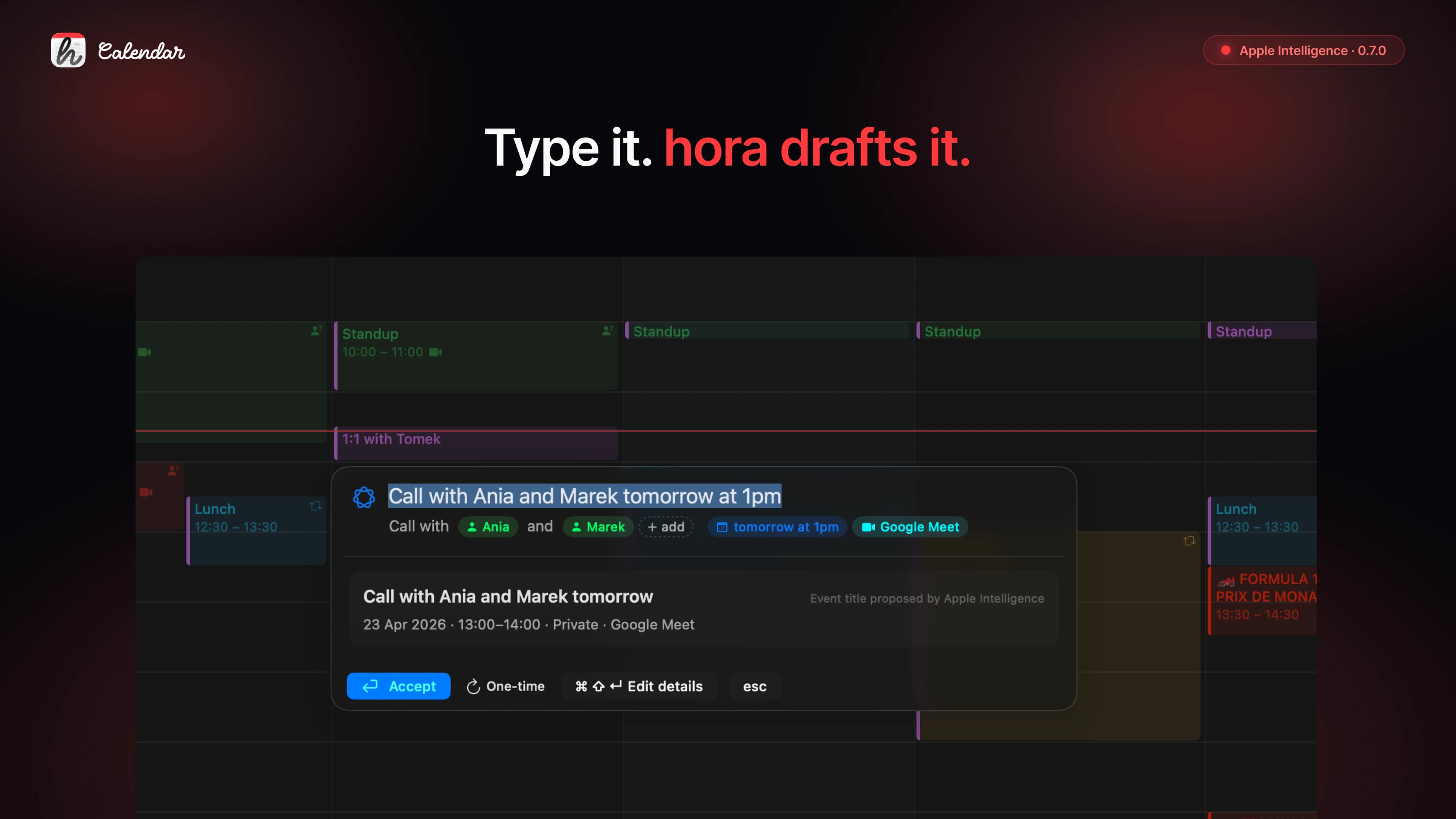 Sneak peek: Apple Intelligence Quick Event Add in 0.7.0